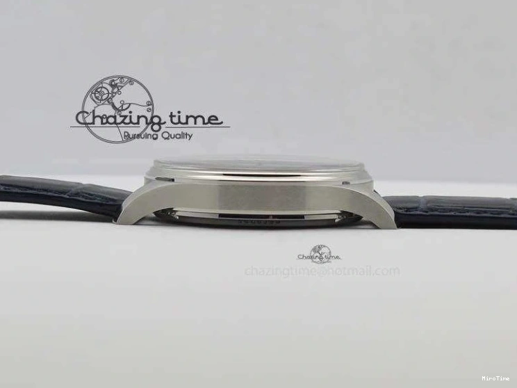 MIROTIME 1227 ZeroBulk Portuguese IW5444 SS Blue Dial On Blue Leather Strap A 7255